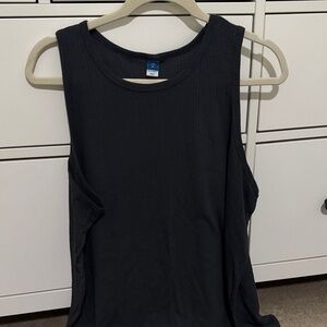 Old Navy Grey Ribbed Tank Top